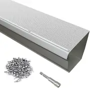 35 Pack Stainless Steel Micro Mesh Gutter Guard for 4", 5", 6" Gutter System, Un