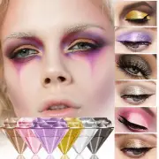 Diamond Liquid Glitter Eyeshadow Jelly Gel Eyeshadow Waterproof, Long Lasting .