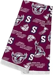 Manly Sea Eagles NRL Team Logo and Coloured Tea Towel