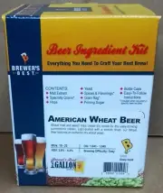 Brewer's Best American Wheat Beer One Gallon Home Brew Beer Ingredient Kit