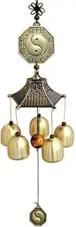 Wind Bell Wind Chimes Outdoor 15" Bells Memorial Wind Bell with 5 Copper Bells Professionally Tuned Wind Chimes with Sound Options Sweet