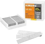 KIMSING 23 Gauge Stainless Steel Micro Pin Nails 9,000 PCS/Box, 1/2-inch (12mm) Headless Pins Fits Pneumatic Pin Nailer and Air Power Pinner for Furniture (P612SS)