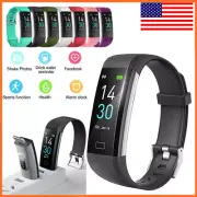 Fitness Activity Tracker Oxygen Heart Rate Sport Fit-bit Smart Watch Monitor NEW