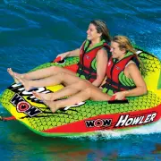 WOW Sports Howler 2-Person Towable w a Speed-Drop Bottom (20-1030)
