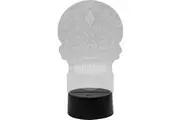 Mirabella Light Up Table Top Decoration Day Of The Dead Skull each