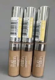 3 New L'Oreal True Match Super-Blendable Concealer W4-5 Warm Light/Medium