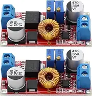 EMSea 2PCS 5A DC-DC Adjustable Buck Converter 51x26.3x14.3mm 5V-32V Step-Down Buck Converter LED Power Converter Step-Down Charging Board Module