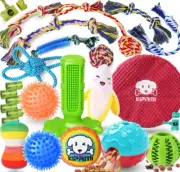KIPRITII Dog Chew Toys for Puppy - 25 Pack Puppies Teething Chew Toys