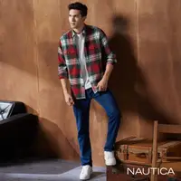 在飛比找momo購物網優惠-【NAUTICA】男裝 百搭休閒牛仔長褲(深藍)