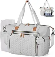 [Tonyeee] Luxury Diaper Bag Tote,Baby Bags for Mom Travel Diaper Tote Messenger Purse,Lightweight Maternity