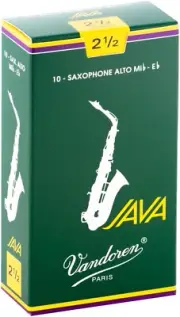 Java 2.5 Alto Saxophone Reed Set of 10, Green