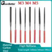 M3 M4 M5 Needle File Flat Square Triangular Round Half-Round Length 140mm-180mm