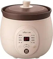 2L Electric Stew Pot,Home Multifunctional Auto Slow Cooker Ceramic, Energy Saving, 9.5 Hours Reservation, 8 Menus Healthy Cooker, Suitable for Stewing Soup, Bird's Nest, Baby Porridge