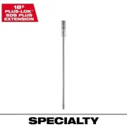 Milwaukee PLUSLOK 18 In. SDS-PLUS Carbide Bit Extension
