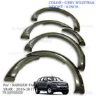 Fits Ford 4Dr Ranger Facelift Mk2 2016 17 6inch Grey Fender Flares Off Road Nuts