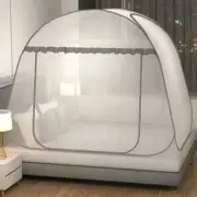 Simple Yurt Mosquito Net Portable Camping Tent Single Double Bed Canopy Adult