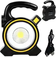 Solar Lights for Camping | Outdoor Hiking Light | USB Rechargeable Hiking Lamp, Handheld Electric Lantern for Outdoor Fishing