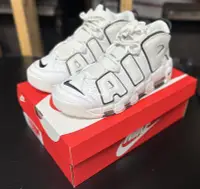 在飛比找Yahoo!奇摩拍賣優惠-Nike Air More Uptempo 96 QS 黑白