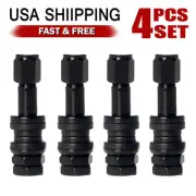 4Pcs TR48 Bolt On Tire Valve Stem Metal High Pressure Flush With Stem Cap ∫