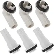 Ciieeo Ac Hose Tube Connector Cover Condensate Drain Fittings Drain Outlet Connector Kit for Air Conditioners