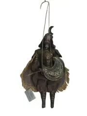 Italian Sicilian Marionette Knight, Metal Armor Puppet, 18” Tall, 1960’s