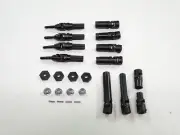 NEW TRAXXAS 1/16 SLASH Axles Front & Rear +Center Drive Shafts & Hex Nuts RD2