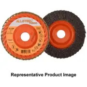 Walter 15Y458 4-1/2x7/8 ALLSTEEL TURBO Flap Disc Nylon Back 80 Gr Type 27 10 pk