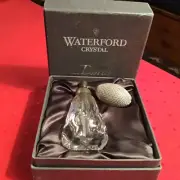 Waterford Crystal Perfume Bottle w/Atomizer Vintage New In Box