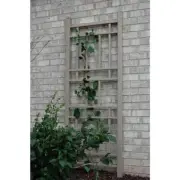 Dura-Trel Trellis 75" x 28" Vinyl PVC Wellington Mocha