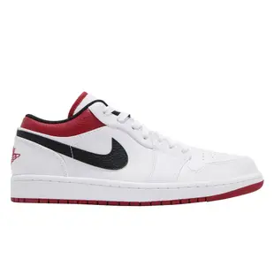 Nike 休閒鞋 Air Jordan 1 Low 白 黑紅 喬丹 1代 男鞋 AJ1 【ACS】 553558-118