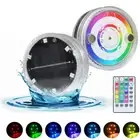 Lamp Lighting Waterproof 5050SMD Solar Pool Lights Remote Control Underwater