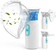 Ultrasonic Nebulizer, Model Ne-520 Portable Nebulizer for Adults and Kids, Nebulizer Machine with Two Modes and Self-Cleaning Function, Breathing Treatment Machine Nebulizer for Travel & Home