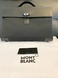 在飛比找Yahoo!奇摩拍賣優惠-~墨水世家~~萬寶龍 MONTBLANC 男士時尚皮革公事包