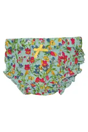 Aqua Floral Bloomers--PAP-PP-BLO8