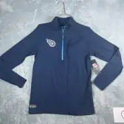 Outerstuff Tennessee Titans Men Blue Combine Authentic Raglan Sleeve Shirt Small