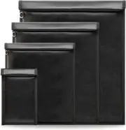 4 Pack Anti-Tracking Faraday Cage Bags Set for Laptop Tablets Phones Car Keys