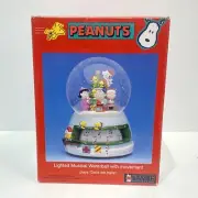 Peanuts Snoopy Lighted Musical Waterball Deck The Halls San Francisco Music B...