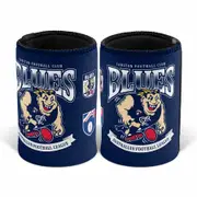 Carlton Blues AFL Retro Design Beer Can Bottle Cooler Stubby Holder Cosy