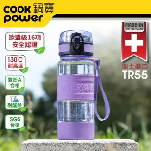 【CookPower 鍋寶】瑞士TR55健康瓶水壺(400ml)