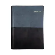 2025-26 Collins Vanessa Financial Year A5 Day To Page DTP Black Diary FY185.V99