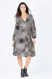 Dina Wrap Dress--WET-11810