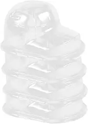 YARNOW Hat Display Holder Set 4 Units of Baseball Cap Shaper Stand Hat Support Stand for Retail Home or Travel Use Durable Scratch-Free Shape Retention White