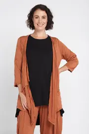 Teegan Crush Cardigan - Tan