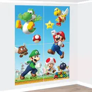 Super Mario Bros Scene Setter Wall Decorating Kit