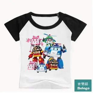 poli 波力衣服  super wings 新款兒童短袖T恤上衣