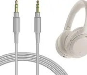 Geekria Audio Cable Compatible with Sony WH-1000XM6 XM5 XM4 XM3 WH-XB910N XB900N WH-CH520 CH720N INZONE H5 Headphones, 3.5mm to 3.5mm Replacement Stereo Cord (4 ft/1.2 m)