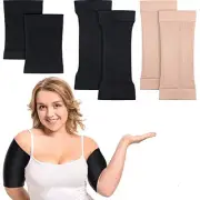 2 Pair Arm Sleeves for Plus Size Women, Slim Upper Arm Compression Shapers