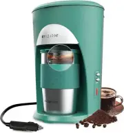 Portable Coffee Maker, 12V Car Travel Machine Fits Green