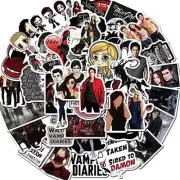The Vampire Diaries Characters Themed Set of 50 Assorted Stickers Decal Set