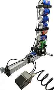 Automatic Wall Mounted Can Crusher Soda Beer Smasher, Eco-Friendly Recycling